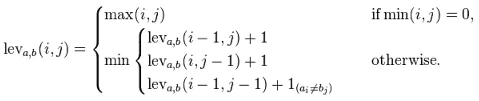 The Levenshtein Algorithm Cuelogic An LTI Company